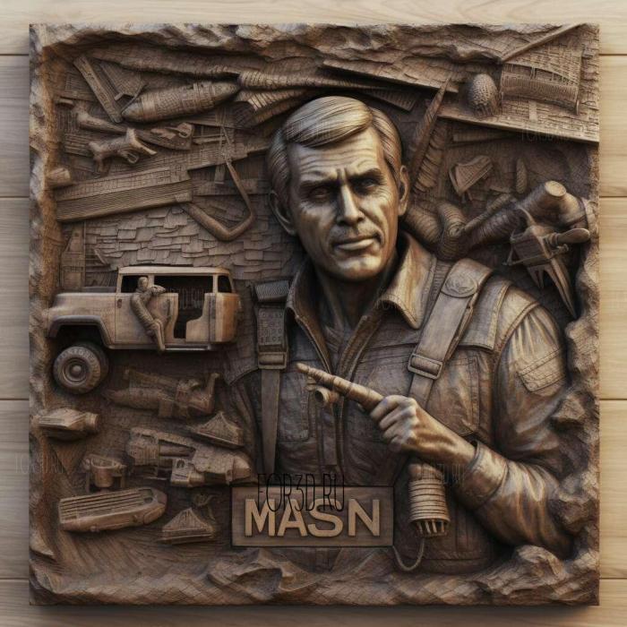 MASH movie 2 stl model for CNC